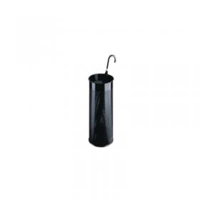 Umbrella/Waste Bin Perforated Black 310251 SBY05954