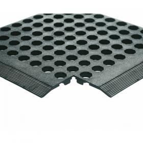Black Rubber Worksafe Mat (900 x 1500mm 16mm Thickness) 312475 SBY06940