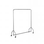 Garment Hanging Rail Silver (L1830 x H1730 x D500mm) 316937 SBY08552