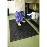 Kitchen Mat 850 x 1400mm Black (Made from 100% Nitrile) 319138