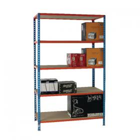 Standard Duty Painted Orange Shelf Unit Blue 378983 SBY22574