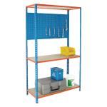 Shelving/Hanging Panel Narrow 900X400mm Blue 383572 SBY25285