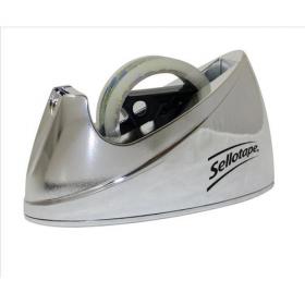 Sellotape Chrome Tape Dispenser Large 25mmx66m 575450 SE04640