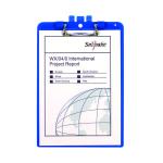 Snopake Clipboard with Pen Holder A4 Blue 15886 SK22266