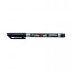 Stabilo Write-4-all Permanent Marker Fine Black (Pack of 10) 156/46 SS13712