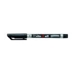 Stabilo Write-4-all Permanent Marker Medium Black (Pack of 10) 146/46 SS14646