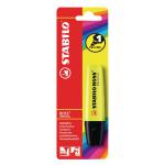 Stabilo Boss Highlighter Pen Single Blister Yellow (Pack of 10) B-10129