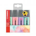 Stabilo Boss Original Highlighters Assorted Pastel (Pack of 4) 70/4-2