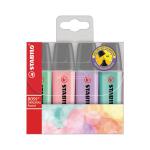 Stabilo Boss Original Highlighters Assorted Pastel (Pack of 4) 70/4-2