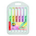 Stabilo Swing Cool Highlighter Pastel Assorted (Pack of 6) 275/6-08 SS52745