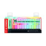 Stabilo Original Boss Highlighters Deskset Pastel (Pack of 15) 7015-02-5 SS56741