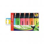 Stabilo Boss Original Highlighters Assorted (Pack of 6) 70/56
