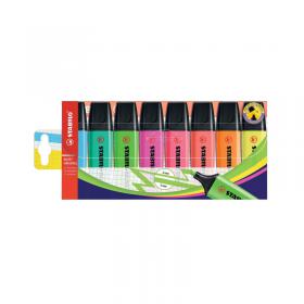 Stabilo Boss Original Highlighters Assorted (Pack of 8) 70/8