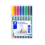 Staedtler Lumocolour Non-Permanent Medium Assorted (Pack of 8) 315-WP8 ST30933