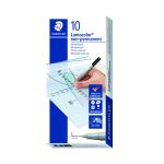 Staedtler Lumocolor Pen Superfine Non-Permanent Black (Pack of 10) 311-9 ST33149