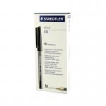 Staedtler Stick 430 Ballpoint Pen Medium Black (Pack of 10) 430-M9 ST41095