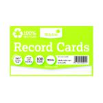 Silvine Climate Friendly Lined Record Cards 5 x 3in 553RE SV00901