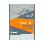 Silvine Layout Pad 80 Sheets A4 A4LP SV01787