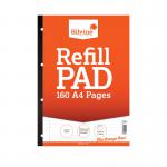 Silvine Ruled Sidebound Refill Pad A4 160 Pages (Pack of 6) A4SRPFM SV41803