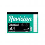 Silvine Revision Card Notepad 50 Card White (Pack of 20) CR50 SV43675