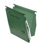 Rexel Crystalfile Classic Linking Lateral File Manilla 15mm V-base Green 230gsm A4 Ref 78652 [Pack 50] T78652