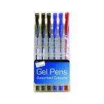 Tallon Gel Pen Assorted (Pack of 6) 1225 TA11225