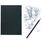 A5 Black Softback Cover Sketch Book 40 Pages (Pack of 5) 301727 TGR01727