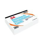 Revision and Presentation Cards 54 White (Pack of 10) 302235 TGR02235