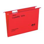 Rexel Crystalfile Extra 15mm Suspension File Red (Pack of 25) 70629 TW70629