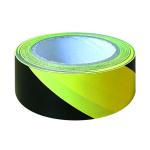 Black And Yellow Hazard Tape (Pack of 6) HZT3348