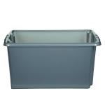 Stack And Store 52 Litres Large Silver Storage Box S01L801 WFH00326
