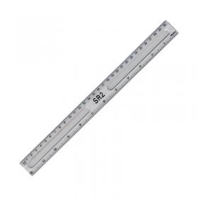 Clear Ruler 30cm (Pack of 20) 801697