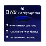 Hi-Glo Highlighter Blue (Pack of 10) 844003 WX01114