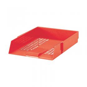 Red A4 Contract Letter Tray (Plastic Construction and Mesh Design) WX10055A WX10055A
