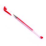 Red Gel Pens Pack of 10 (Transparent barrel and medium tip) WX21718