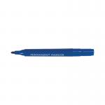 Blue Permanent Bullet Tip Marker (Pack of 10) WX26046 WX26046