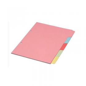 Multicoloured A4 5 Part Divider WX26081 WX26081