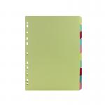 Multicoloured A4 10 Part Divider WX26082 WX26082