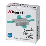 Rexel Bambi No.25 4mm Staples (Box 1500) - Outer carton of 20