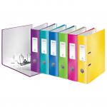 Leitz 180&deg; WOW Lever Arch File A4 80mm Assorted - Outer carton of 10