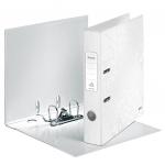 Leitz WOW Spine Lever Arch File A4 50mm - Pearl White - Outer carton of 10