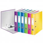 Leitz WOW Lever Arch File A4 50mm - Assorted Colours  - Outer carton of 10