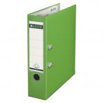 Leitz 180&deg; Lever Arch File Polypropylene A4 80mm Light Green - Outer carton of 10