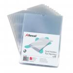 Rexel Nyrex Card Holder Open On Short Edge A5 Polypropylene (Pack 25)