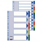 Esselte Divider A4 Polypropylene 5 Tabs Multicolour - Outer carton of 20