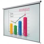 Nobo Wall Mounted Projection Screen 2400x1813mm Grey/Blue
