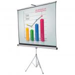 Nobo Tripod Projection Screen Home Theatre/Office/Cinema Screen 4:3 Screen Format Matte White (1750x1325mm)