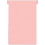 Nobo T-Cards Size 4 Light Pink (Pack 100) - Outer carton of 5