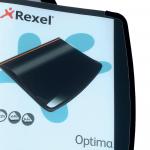 Rexel Optima Display Book 20 Pockets Black - Outer carton of 6