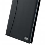 Rexel Soft Touch Display Book A4 Black Smooth Leather (24 Pockets)